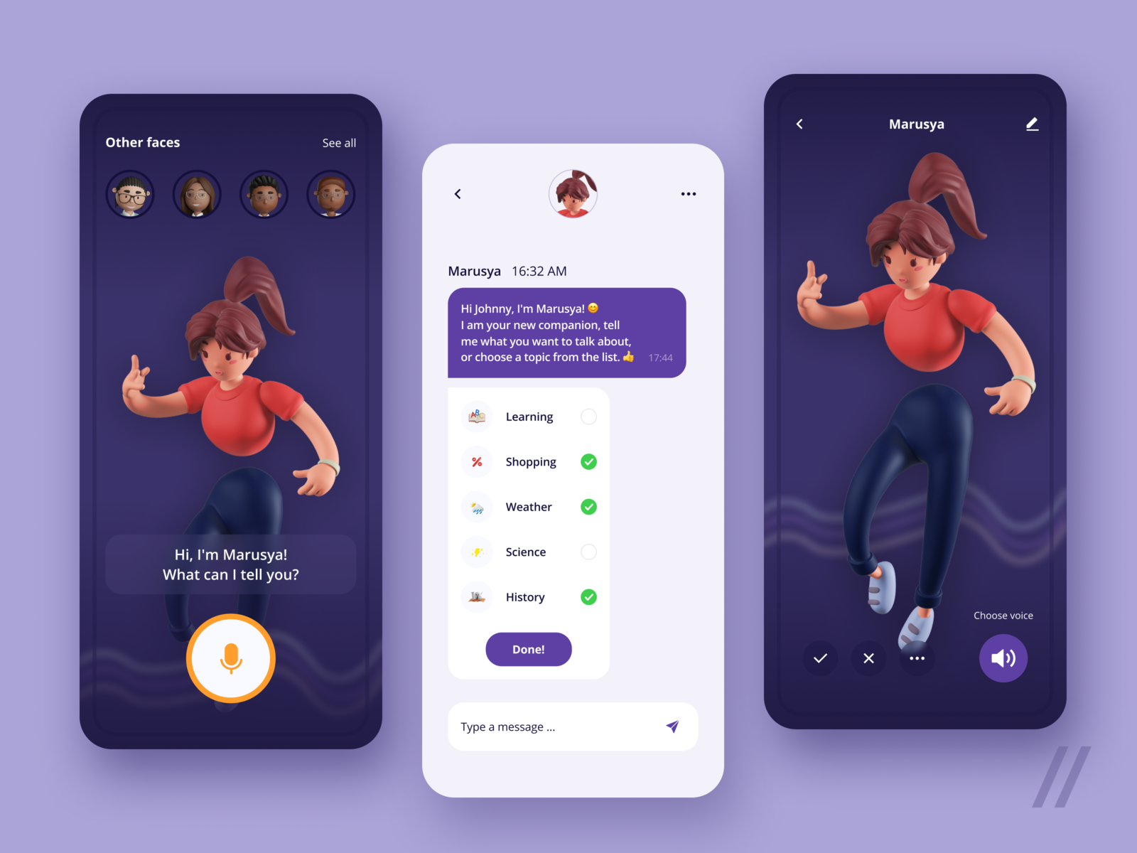 AI Chat Bot App by Purrweb UI/UX Agency on Dribbble