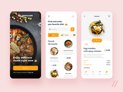 Food Delivery App by Purrweb UI/UX Agency on Dribbble