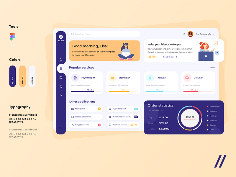 Service Providers Marketplace App by Purrweb UI/UX Studio on Dribbble