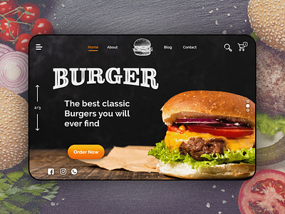 Burger Order Web Design