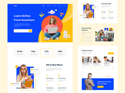 Ecare - Education Landing Page