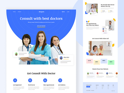 Dexpert- Doctor Consult Landing Page