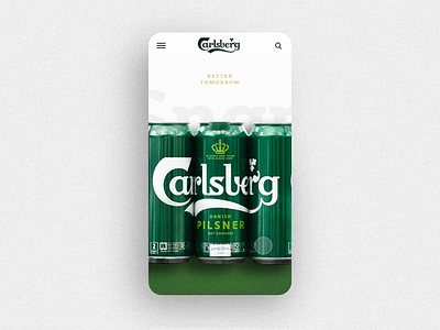 Carlsberg Snap Pack beer carlsberg design iphone mobile ui ux