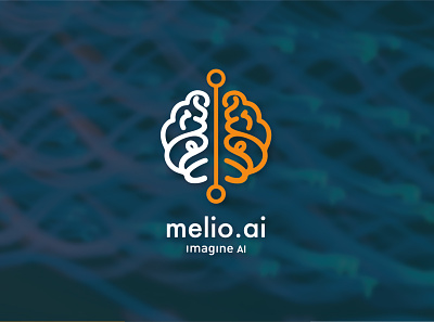 melio.ai - AI Company Brand Logo branding cis design graphic design illustration logo logo design typography
