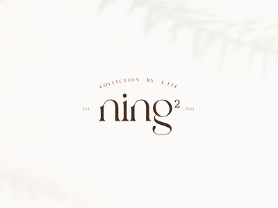 ning squared - Apparel Brand Logo apparel branding cis collection design graphic design illustration lettermark logo logo design typography