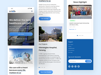 Mobile Idsmed app branding creative design eannovate figma idsmed illustration logo responsive ui uimobile uiux vector website