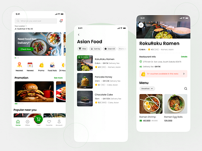 Mobile App Food Makaan app branding creative design figma food illustration logo mobile project ui uiux vector