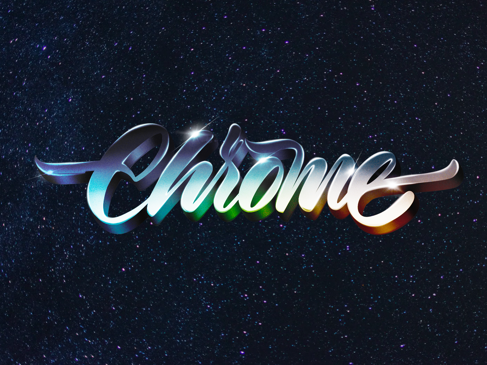Chrome chrome design lettering lettering art lettering artist letters procreate type