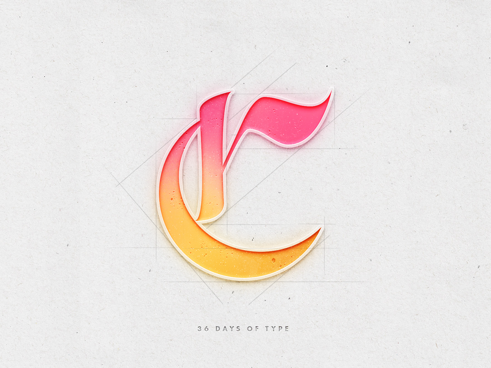 C 36daysoftype calligraphy design illustration lettering letters type