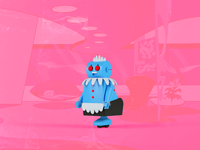 Rosie The Robot - The Jetsons By Daniel Hosoya On Dribbble