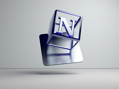 Notion 3d app design logo ui