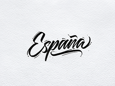 España country españa lettering spain type