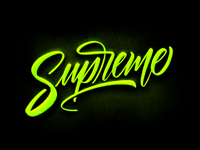 Supreme font lettering letters type typography