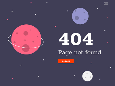Daily UI  #008 - 404 page