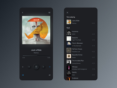 Daily UI #009 - Music Player app concept dailyui design figma music neomorphism ui uidesign ux uxdesign