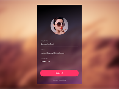 DAY#001: Signup dailyui day1 ios signup ui