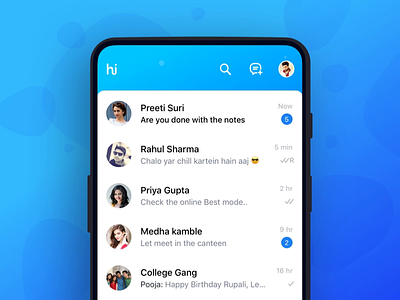 My Profile for Hike Messenger animation chat chat app delightful design gif hike illistration indian app interaction motion principleapp profile profile screen social app sticker stickers uidesign unique ux-design ux-ui