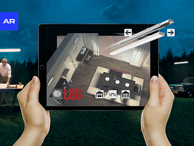 LUG AR application | 01 app augmented reality augmentedreality curious curious element design development element lights lug mobile software software development