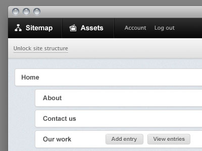 CMS Sitemap app cms webapp