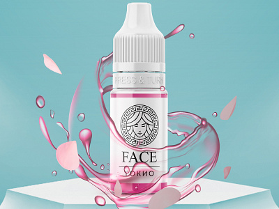 FACE NEW PRODUCT beauty brand branding cosmetic design illustration minimal site web website