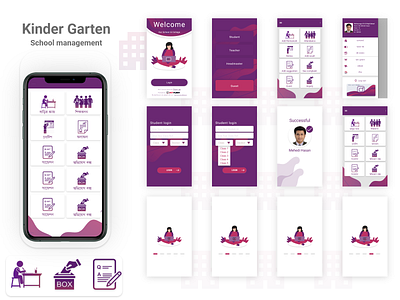 Kinder Garten School || School management apps
