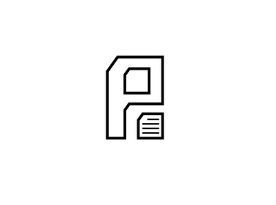 PAPER branding design flat icon illustration logo logo design minimal product ui