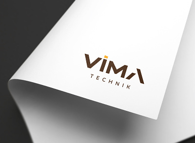 Vima Technik branding design graphic graphic design logo logo design minimal modern logo ui vector
