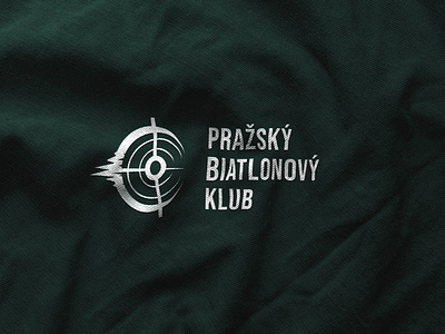 Pražský Biatlonový klub branding design graphic design logo logo design minimal modern logo vector