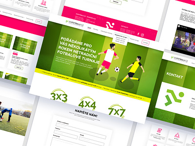 DoFotbalu - webdesign graphic graphic design ui ui web webdesign website website design