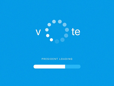 2020 Election Results branding design flat icon logo minimal type typography ui ux ux design ux ui