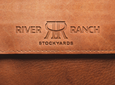 River Ranch Stockyards branding graphic design logo typography