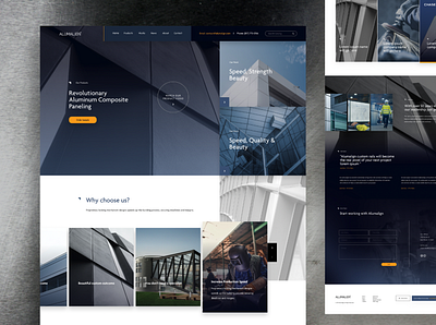 Alumalign design ux design ux ui web web design website