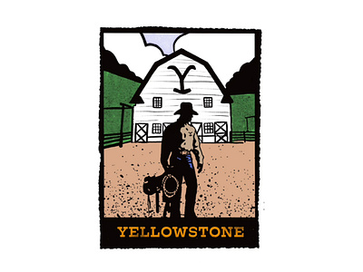 Yellowstone - Dutton Ranch branding caligraphy color design graphic design illustration procreate typography