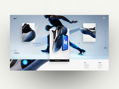 Nike Adapt BB branding design landing page ui uidesign ux ux design ux ui web web design web designer website