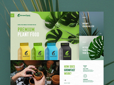 Plant base products homepage branding design landing page ui uidesign ux ux design ux ui web web design web designer website