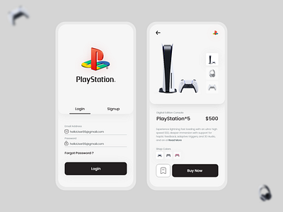Playstation App Concept adobe xd android ecommerce figma flat design icon landing landing page landingpage layout minimalism mobile mobile app mobile app design mobile ui motion design motion graphics ui uidesing