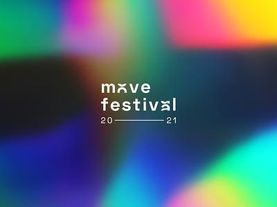 Move Festival Logo Design app behance branding festival gradient graphic design key visual logo ui web
