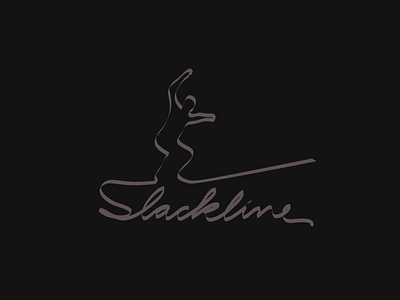 Slackline Illustration