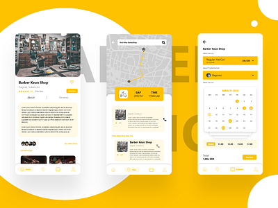 BarberShop App Design