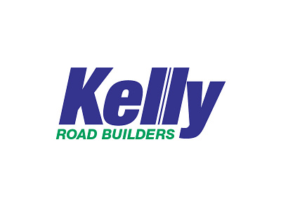 Kelly Road Builders Logo construction highway kelly logo road road construction