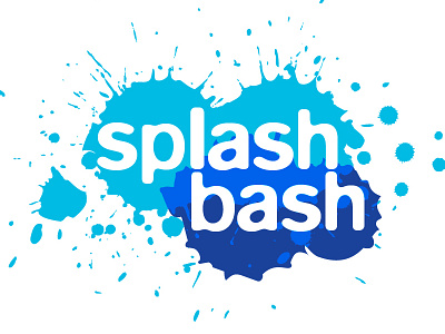 Splash Bash Logo event logo splash water