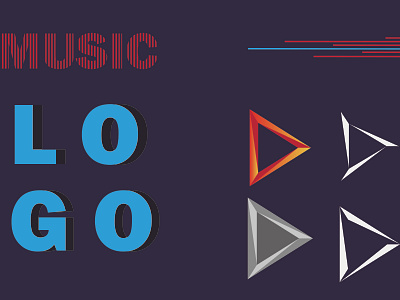 MUSIC LOGO art branding creative desiginspiration design illustration logo design logodesign music music app music player vector