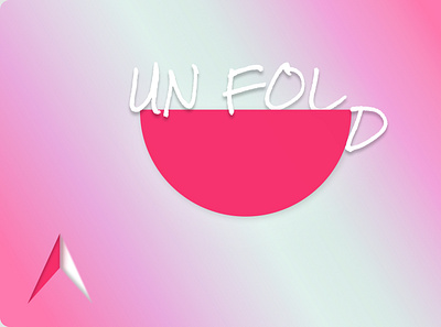 UNFOLD branding creative desiginspiration design design art graphic design logo unfold