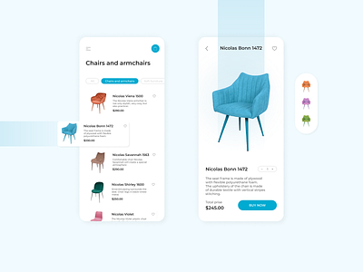 Furniture Mobile App Design