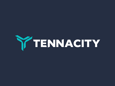 Tennacity blue branding logo