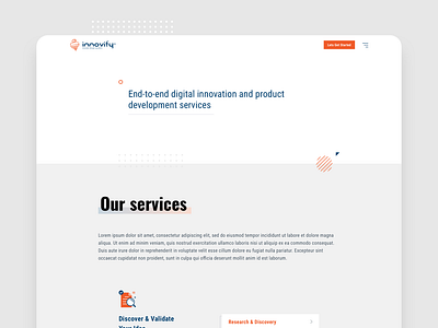 Innovify Website UI/UX design by Neel for Innovify on Dribbble