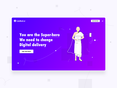 Codemonk UI Design for a Web App character design gradient design hero section homepage design icon design illustration ui ui design ui designer uiux design user experience design ux design