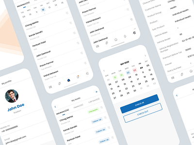 Task Management App Design screens app design app ui design figma illustration mobile app design sketch task management app design ui user experience design xd