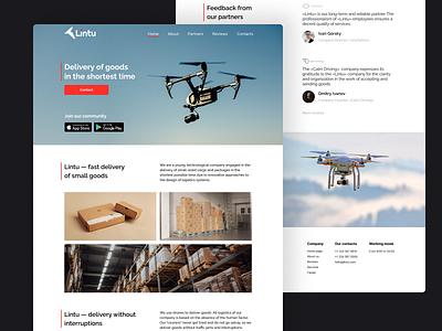 Lintu – Landing Page