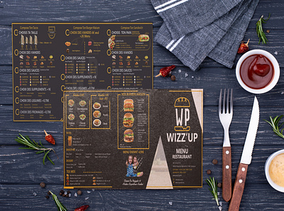 MENU RESTAURANT branding design